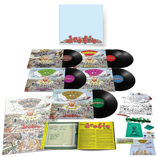 Green Day Dookie Flat Lay Record Vinyl